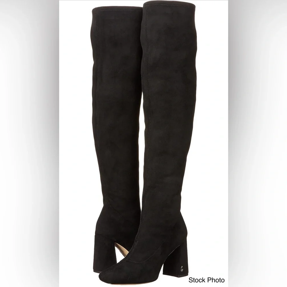 Sam Edelman Women's Cosette Over-The-Knee Boot Black Size 8.5